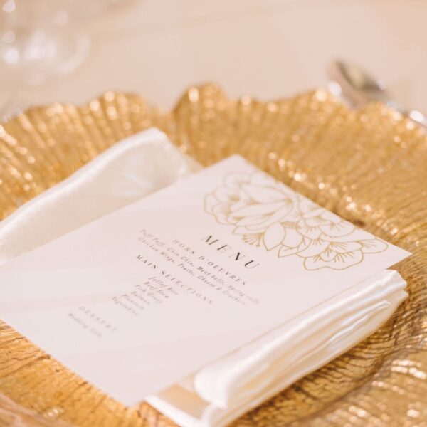 Menu card